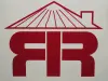 Des lettres rouges stylisées FR forment la base d'une image, avec au-dessus d'elles un simple contour de toit de maison et de cheminée, ce qui suggère un logo lié à l'immobilier ou au logement.